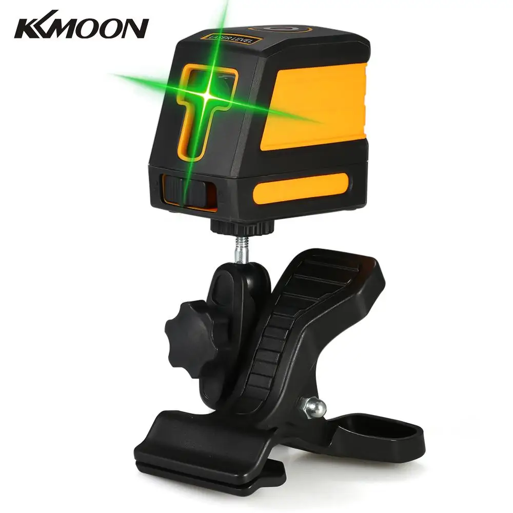 Самонивелирующийся зеленый лазерный уровень с 2 линиями нивелир горизонтальными