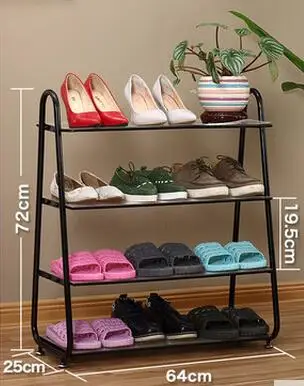 Iron dust dormitory footwear home multi - storey simple storage slippers frame modern economic shoe cabinet Shoe rack iro | Дом и сад