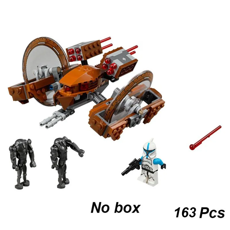 No.7 nobox 10575 Звездные войны Obi-Wan's Jedi модель перехватчика, строительные блоки, Обучающие DIY игрушки для детей, совместимые с L* GO - Цвет: No.7 nobox