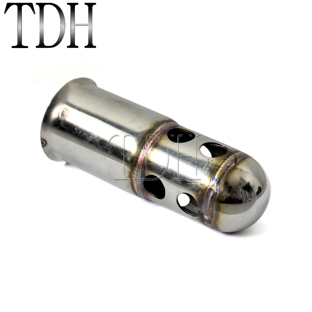 51 мм Мотоцикл Универсальный Регулируемый глушитель съемный труба может