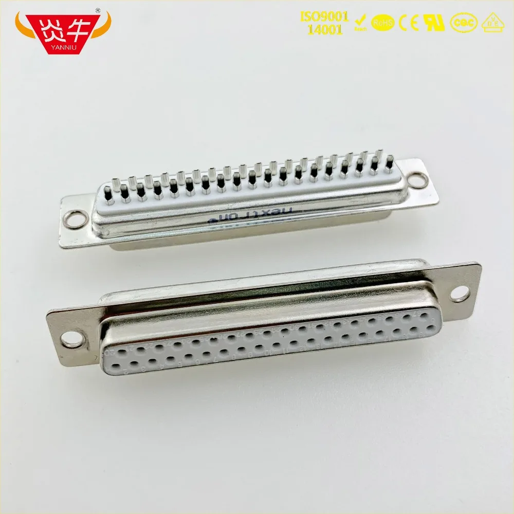 DB37 DB 37P Женский RS232 с гнездом 37PIN PCB разъем D SUB соединитель серии Контактная часть