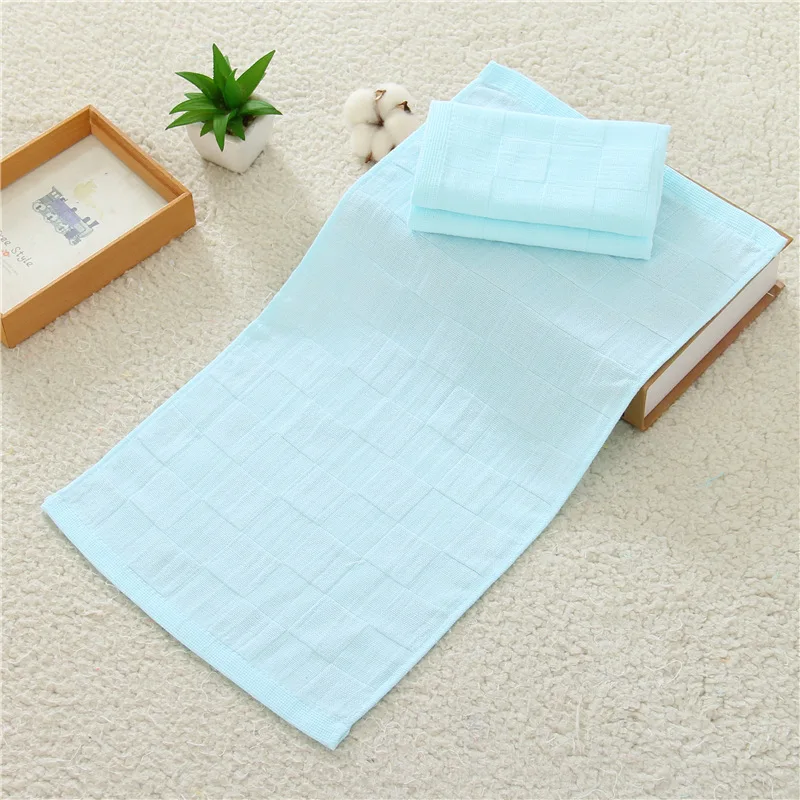 

2pcs/lot Pure cotton thin towel Upscale Dry hair Face towel Hand & Bath towels Two layers medical gauze Heathy soft on sales new