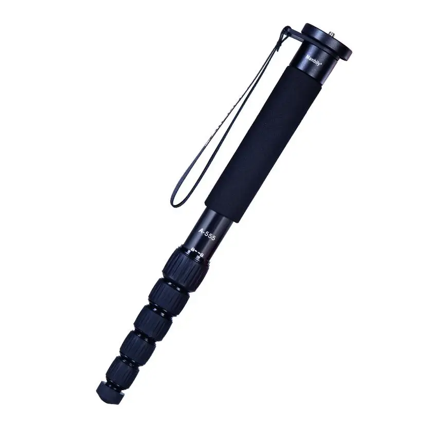 Manbily A-555 160 см/63 дюйма алюминиевый дорожный монопод штатив монопод, KB-0 шариковая головка, M2 база для Canon Nikon sony DSLR камер