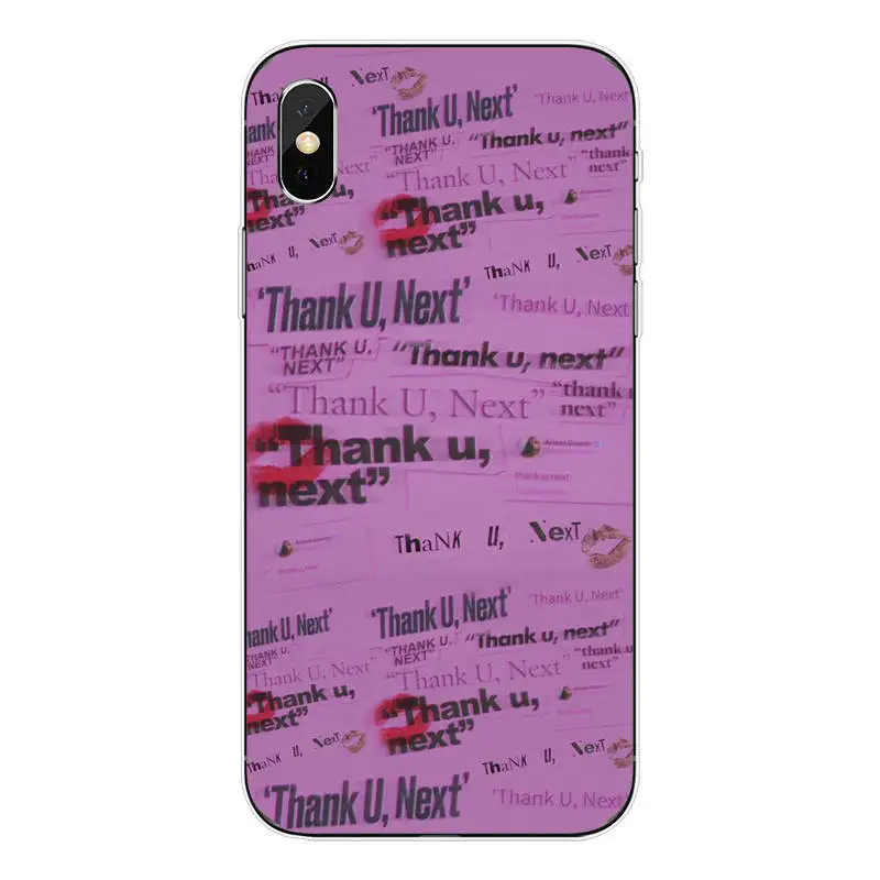 Спасибо, Next Ariana Grande Мягкий ТПУ силиконовый чехол для телефона для iPhone 11 Pro MAX SE 5 5S 6 6S 7 8Plus MAX XR XS X10