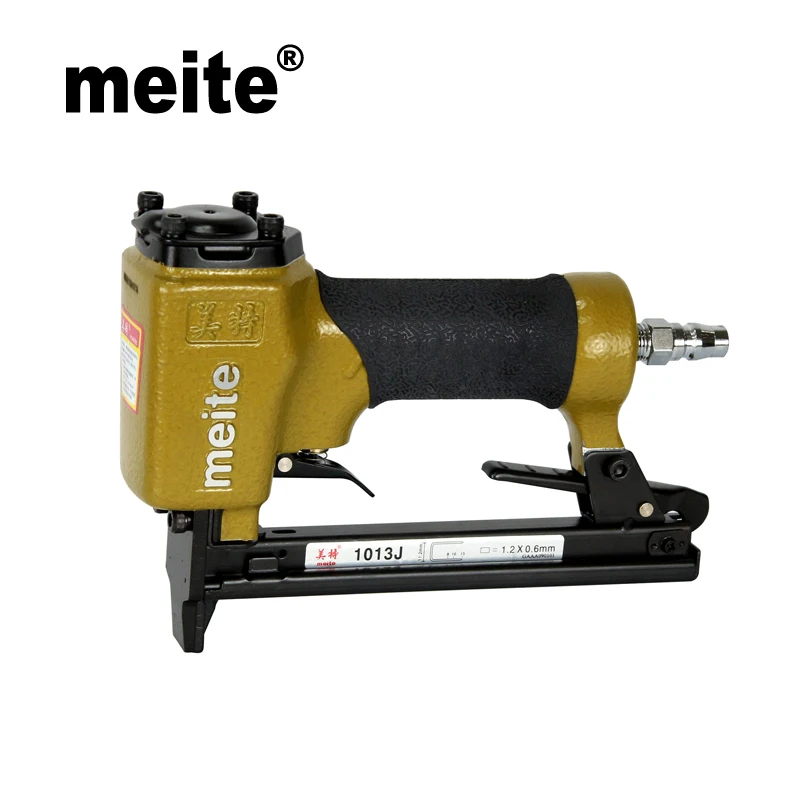 Meite 1013J пневматический штапельный Профессиональный гвоздь пистолет диван мебель степлер тонкой короны Инструменты Jun.14 инструмент обновления