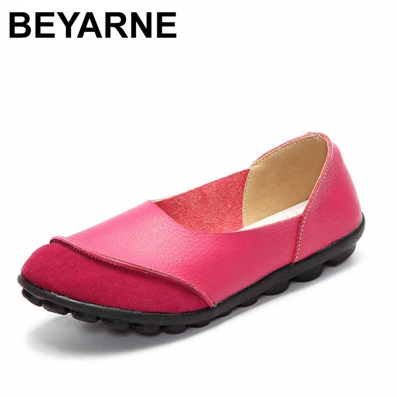 Новая женская повседневная обувь из мягкой натуральной кожи Женская на плоской