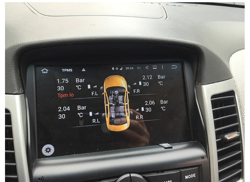 IDoing специальные TPMS новейшая технология автомобиля TPMS система контроля давления в шинах с мини внутренним датчиком Авто поддержка бар и PSI