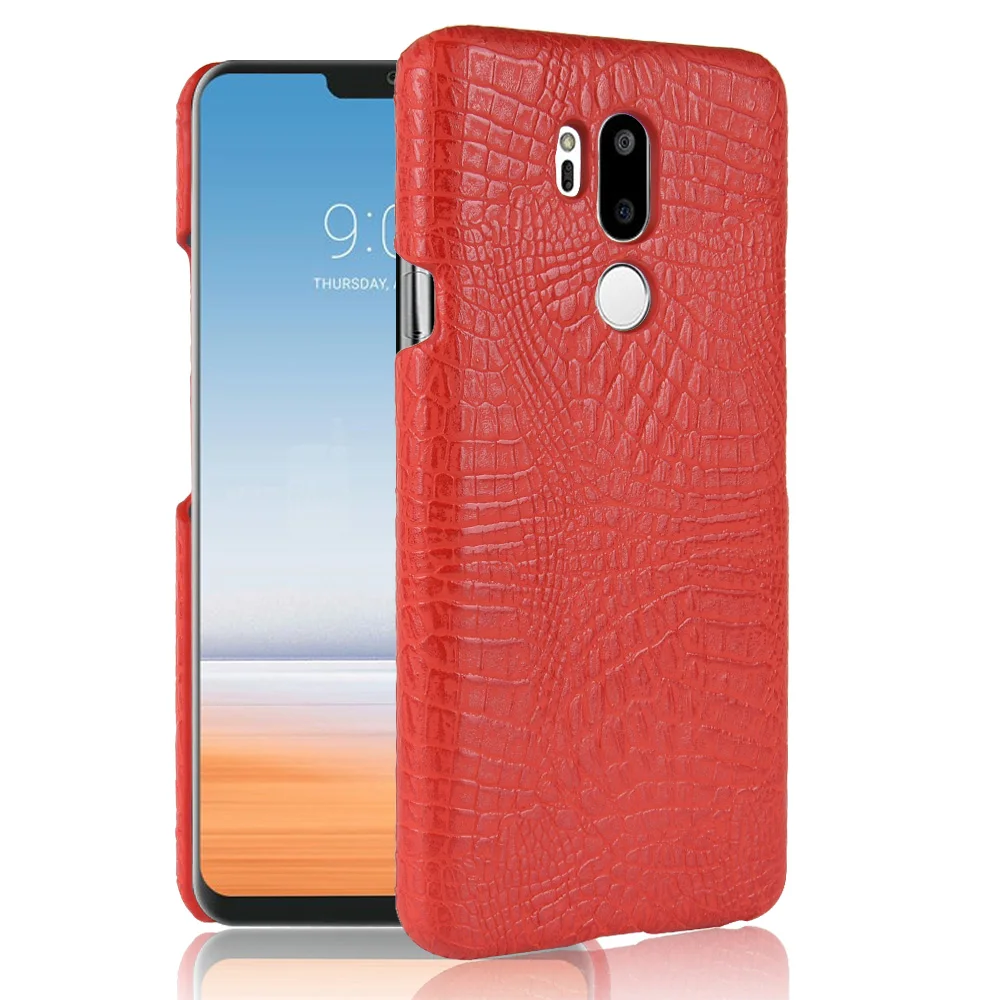 Крокодил Жесткий чехол для LG G7 крокодил жесткий с подставкой-держателем задняя