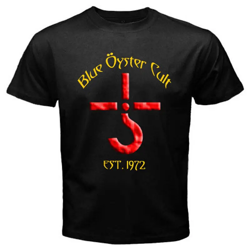 Новый Синий устричный культовый логотип легенда рок группы Мужская Черная