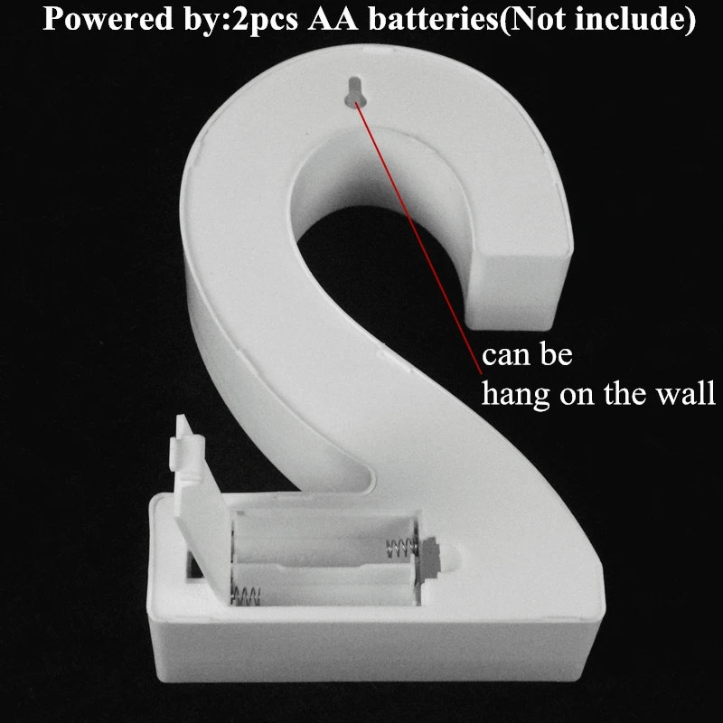 Светящийся светодиодный ночник с буквенным принтом креативный светильник
