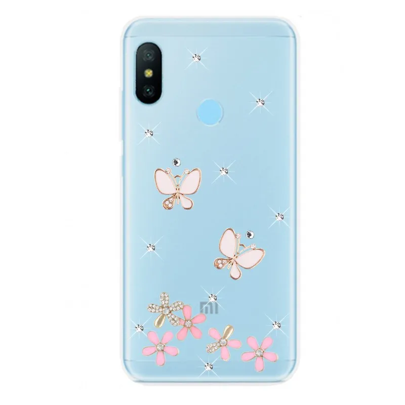 Redmi 8A 8 6 pro S2 7A 6A 4A NOTE 7 4 4X 5 5A шикарный роскошный чехол с бриллиантами для Xiaomi MI 9T CC9 9