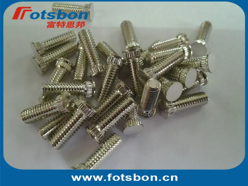 

KFH-440-8 Broaching studs,brass finish Electro-Plated bright Tin,in stock, PEM standard,Made in China