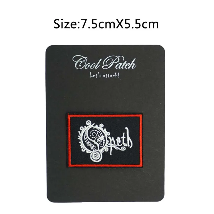 OPETH логотип музыкальной группы панк Рок вышитые новые железные на/пришивать патч