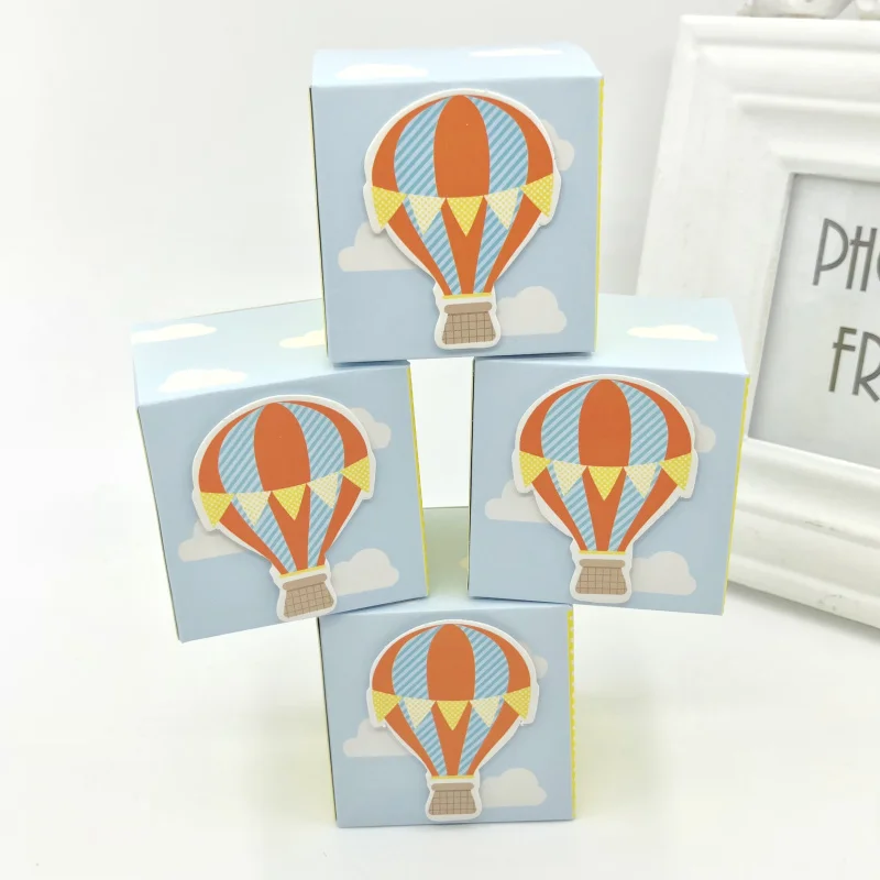 100 шт. воздушные шары Стиль Baby Shower квадратной формы коробки для шоколада и