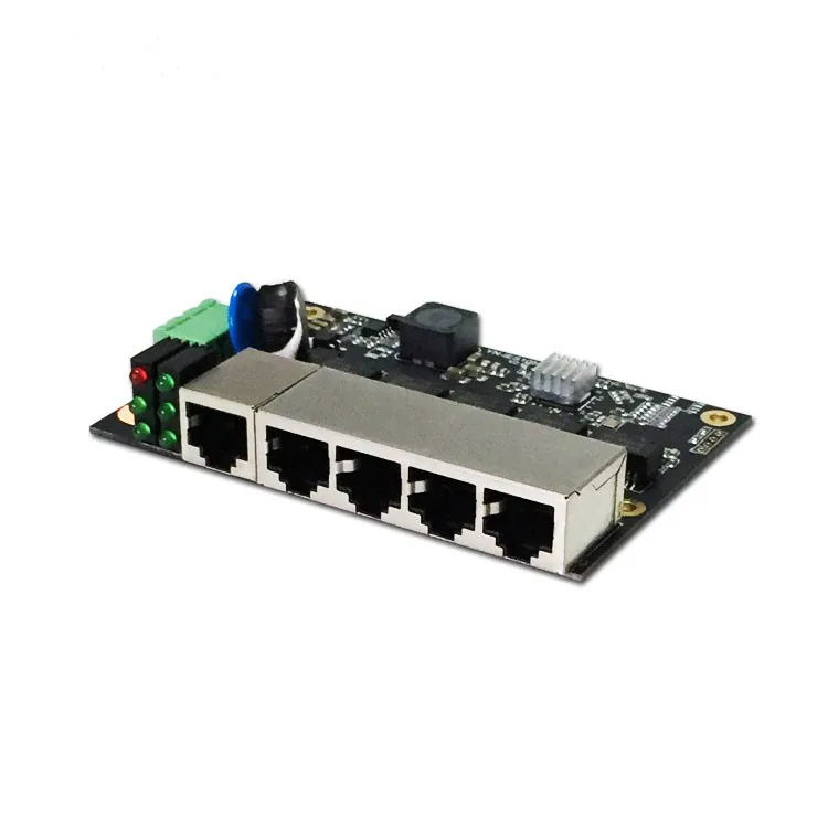 Промышленный Коммутатор ethernet 5 портовый промышленный Неуправляемый коммутатор