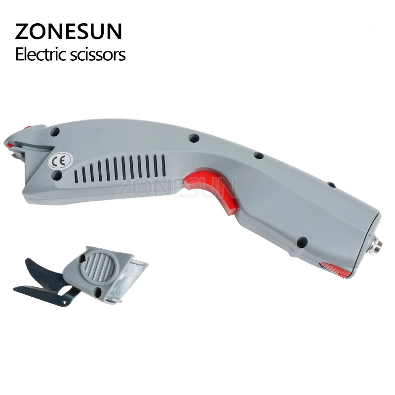 Электрические ножницы ZONESUN для резки бумаги коробки одежды ткани текстиля кожи