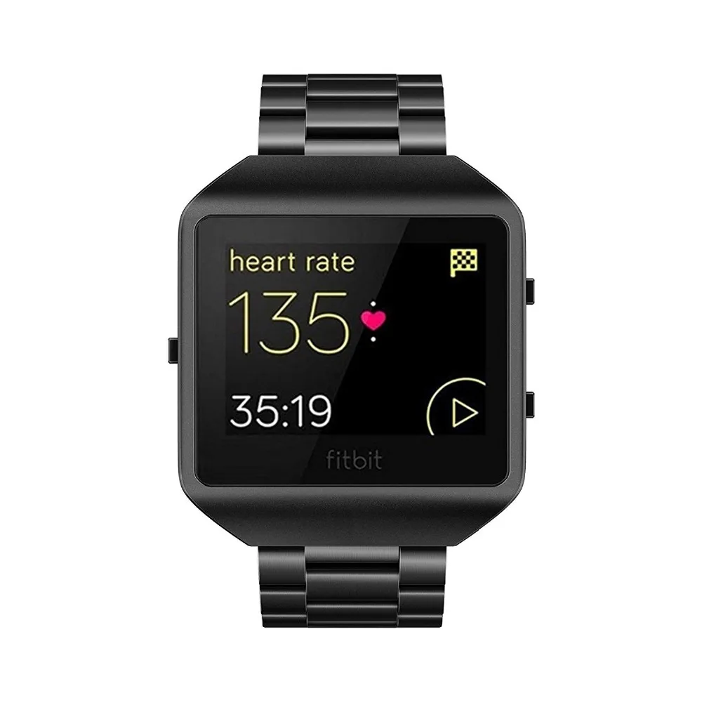 Ремешок сменный из нержавеющей стали для умных фитнес часов Fitbit Blaze|Ремешки