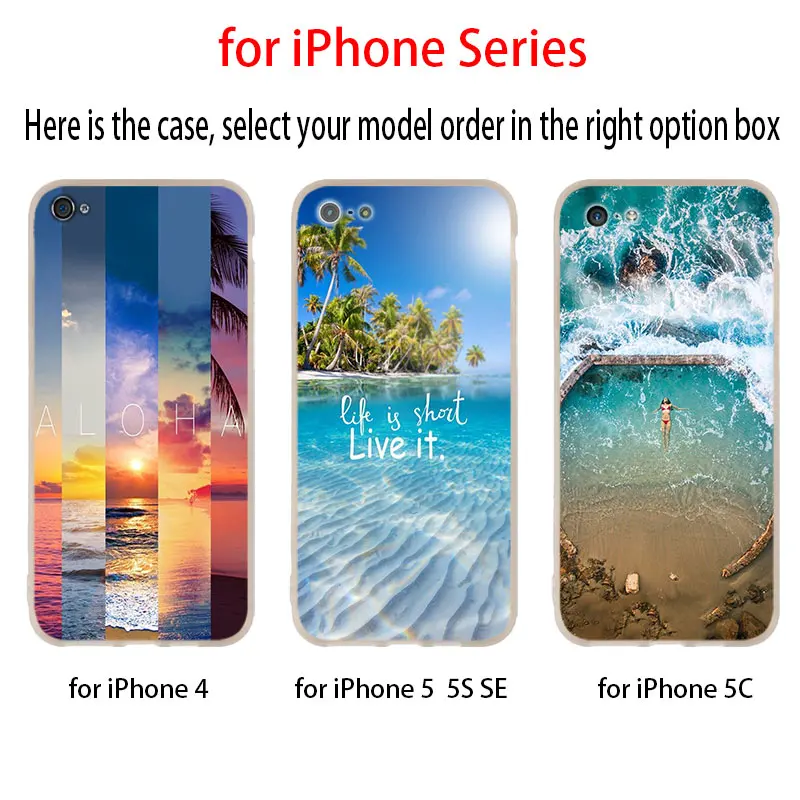 Прозрачный море голубое небо песчаный пляж мягкий чехол для iPhone 12 11 Pro X XS Max XR 8 7 6