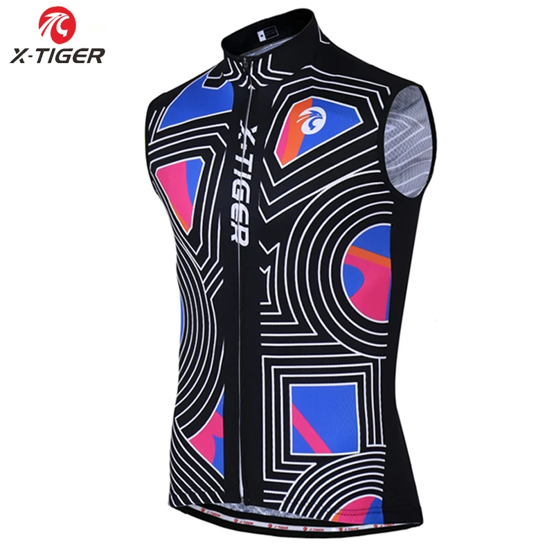 X-Tiger 100% полиэстер дышащий жилет для велоспорта летняя спортивная одежда горного