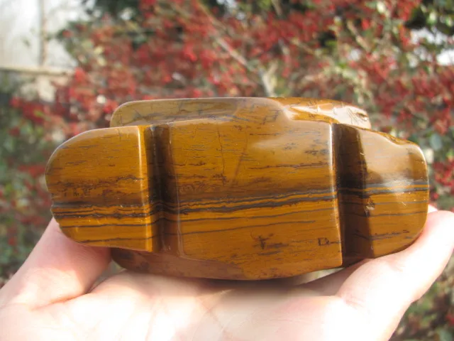 Натуральный красивый тигровый глаз резьба по камню исцеления хрустального