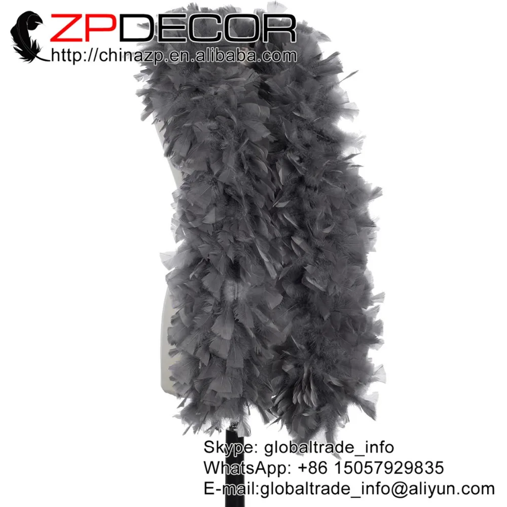 ZPDECOR 2 ярдов/партия довольно ручной работы окрашенный темный серый 150g хорошее