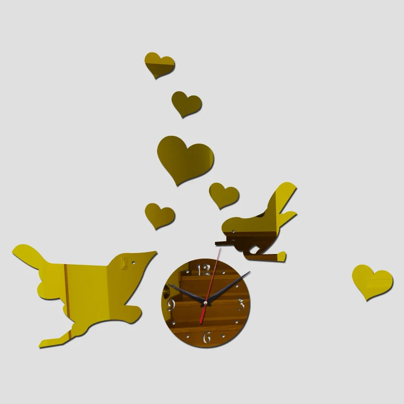 Часы для гостиной новые популярные 3d настенные часы наклейки украшения дома