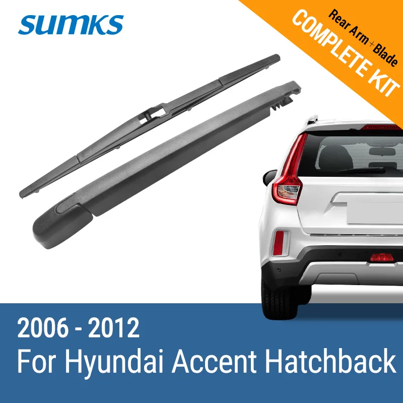 Задний стеклоочиститель SUMKS и рычаг для хэтчбека Hyundai Accent 2006 2007 2008 2009 2010 2011 2012|rear