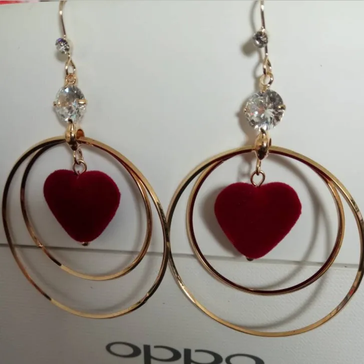 Серьги клипсы для женщин женские серьги в форме сердца без отверстия