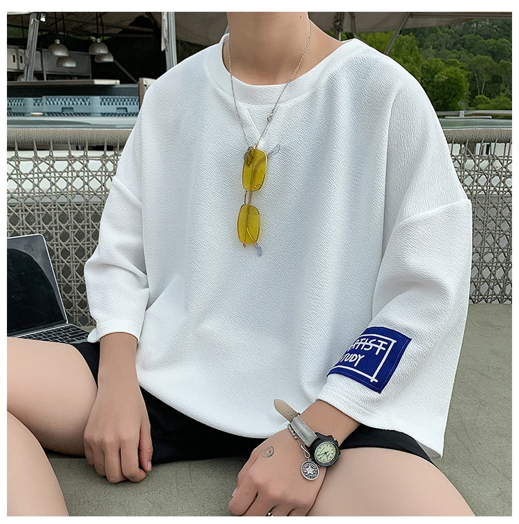 Футболка мужская приталенная с коротким рукавом из 2019 хлопка | Мужская одежда