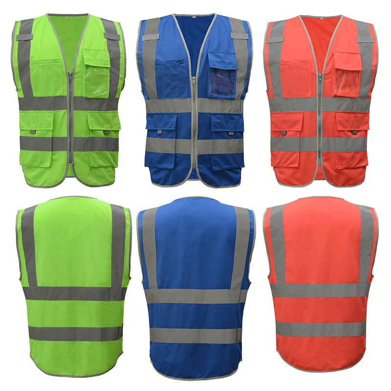 Высокая видимость светоотражающий жилет жилеты безопасности для