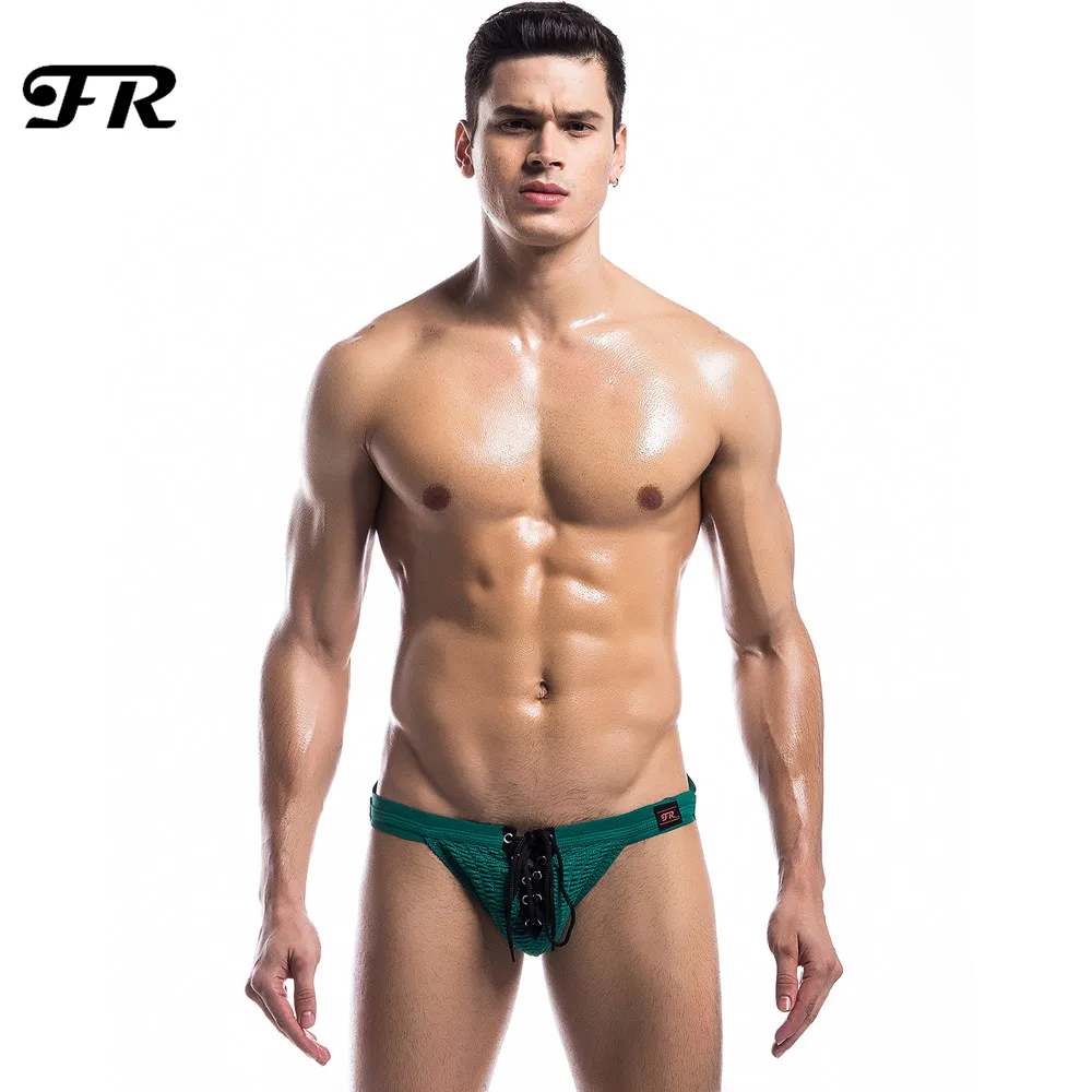 FR мужские сексуальные стринги на шнуровке и мужской сторонник бандаж Новинка
