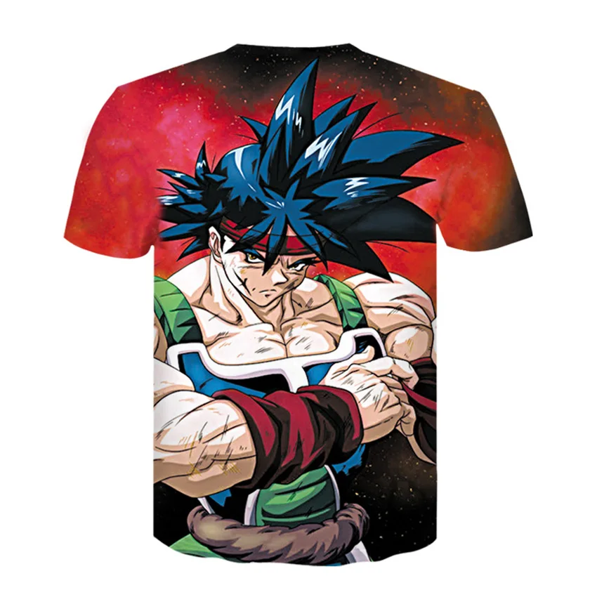 Летняя мужская футболка розничная продажа Забавные футболки с 3D принтом Dragon Ball