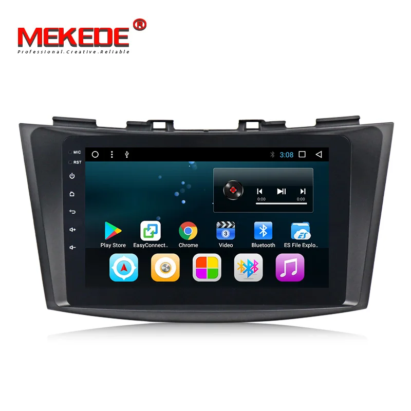 T3 Android 7 1 четырехъядерный автомобильный dvd плеер для suzuki Swift 2011 2015 с GPS навигацией