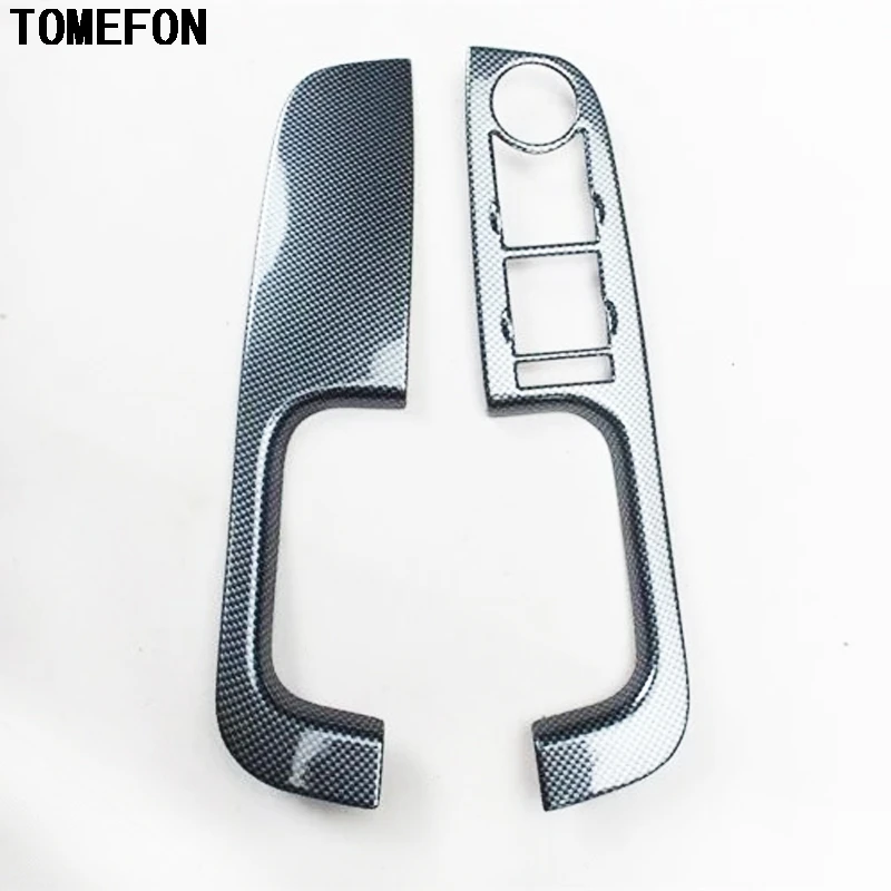 TOMEFON для Ford Focus 2009 2010 2011 LHD АБС Углеволокно краска дверной подъемник окно