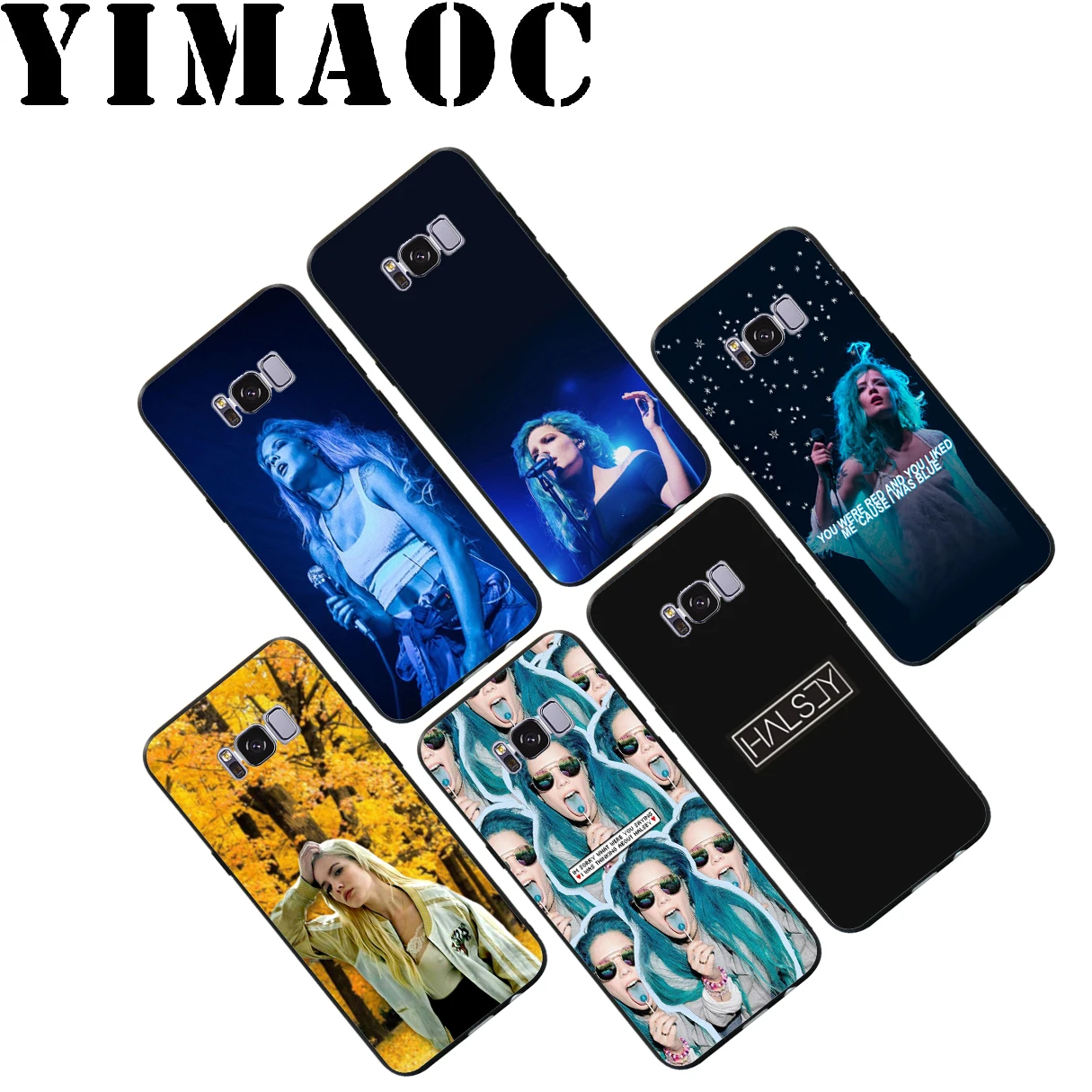 Мягкий чехол YIMAOC Halsey Bad Girl для Samsung Galaxy S10 S10e S9 S8 A6 Plus S7 S6 Edge A7 A5 A3 J6 Note 9 8 |