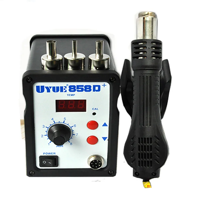 Высокое качество Youyue 858D + горячая воздушная пушка ESD паяльная станция