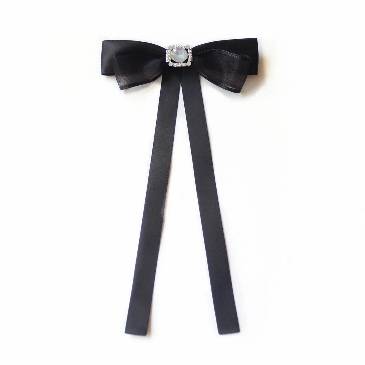 Оригинальная Милая рубашка для девочек воротник черный бант аксессуары студента