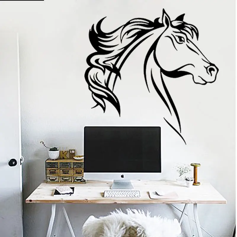 

Horse Wall Sticker Vinyl Wall Decal Kids' Room Decoration Mural Home Decor
