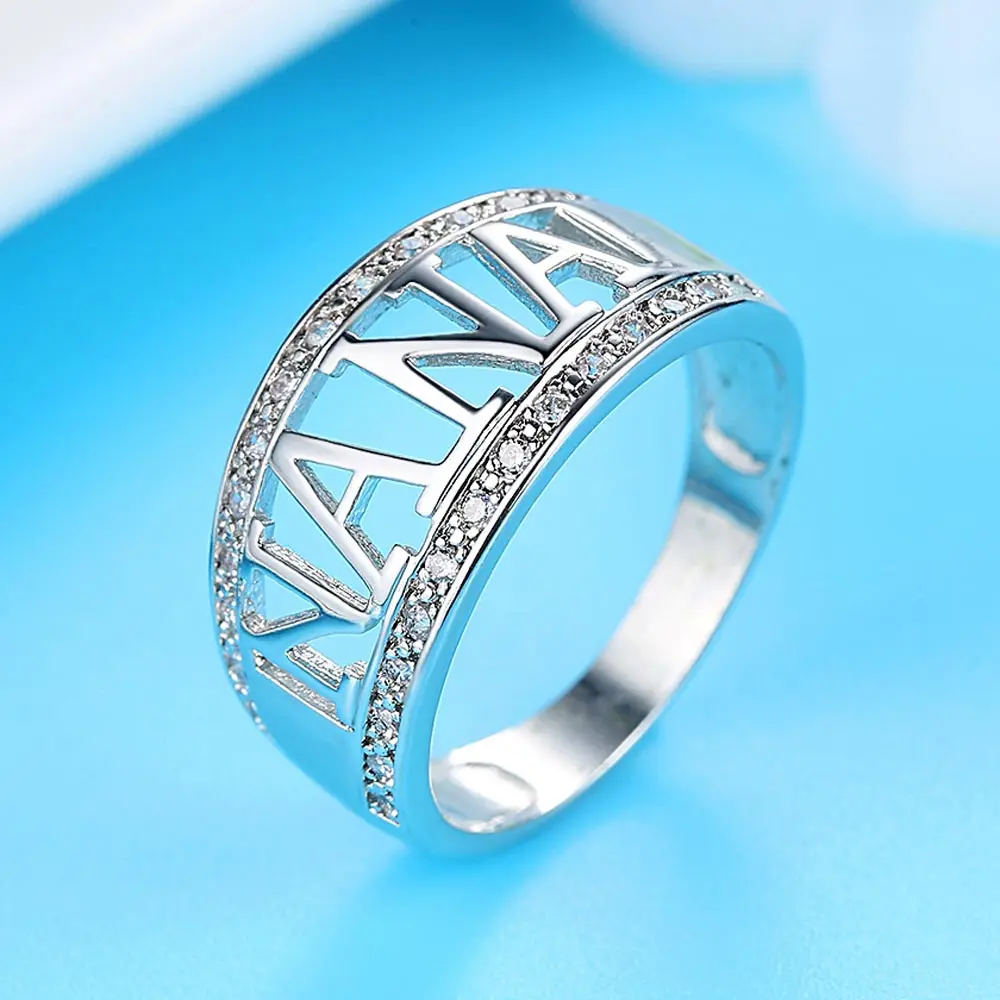 Серебряные кольца для женщин свадебная помолвка модные ювелирные изделия