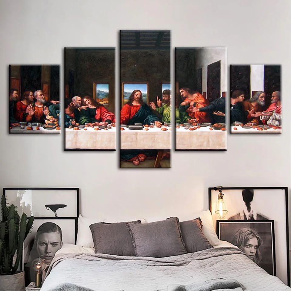 Картины на холсте для украшения дома настенные картины Тайная вечеря