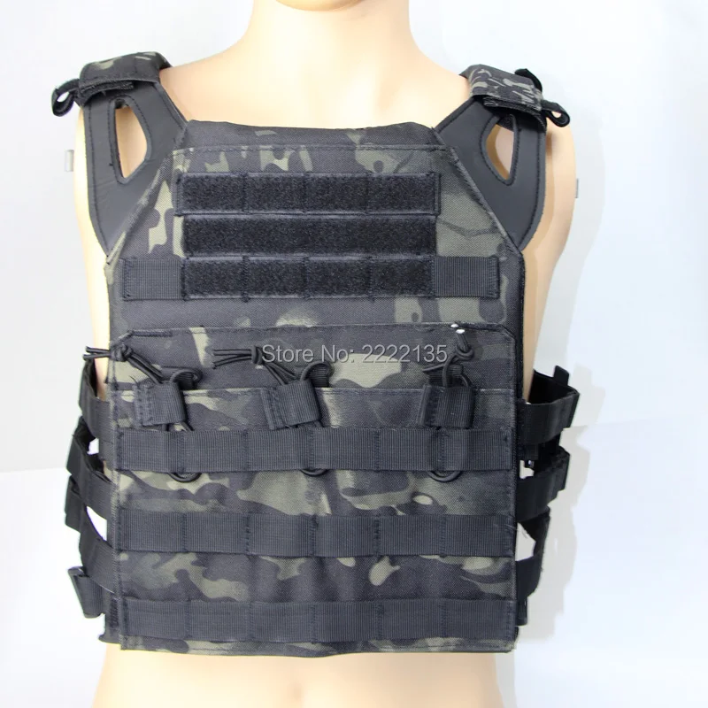Тактический Жилет MOLLE JPC страйкбол Пейнтбол жилет Molle нагрудная защитная пластина Перевозчик Мультикам боевой жилет для охоты на открытом воздухе