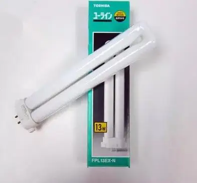 2 шт. TOSHIBA FPL13EX N 13 Вт cfl компактный флуоресцентный лампочка FPL 13EX дневной свет 4