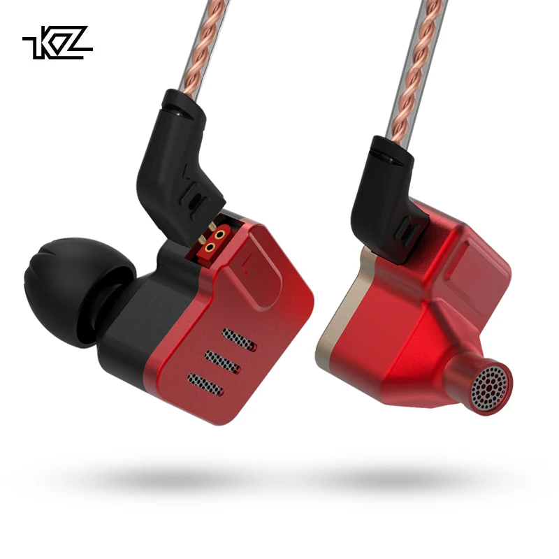 KZ BA10 In Ear Five Unit сбалансированная арматура 5BA Hifi музыкальные металлические