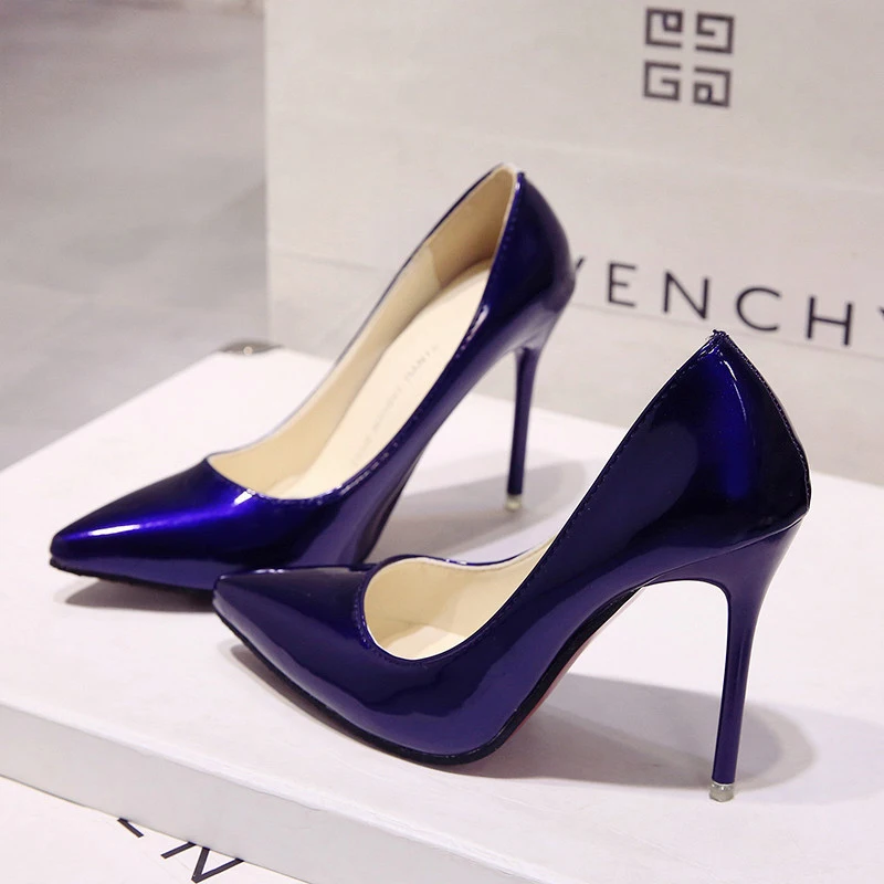 European and American style 2019 New Korean fashion versatile pointed high heels. | Обувь
