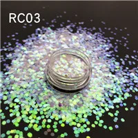 White Opal Цена по оптовой цене, для ногтей, феи конфетти, Рождество, украшенные блестками, розовый опал, переливчатая Радуга Лоскутная блестящая - Цвет: White Opal