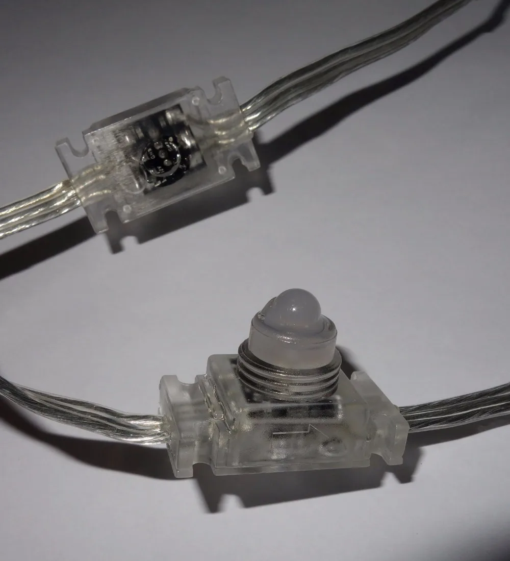 50 шт./компл. светодиодный RGB развал 12 В постоянного тока 0 24 Вт каждый узел IP68 С