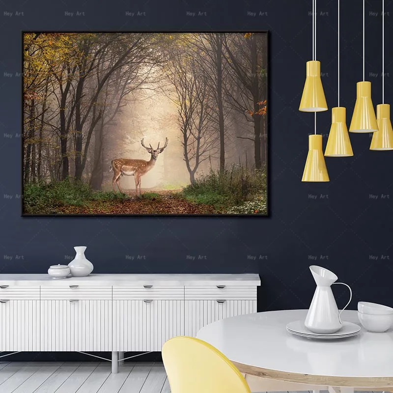 Настенные картины Hey Art для гостиной фотообои и принты Постер с абстрактным