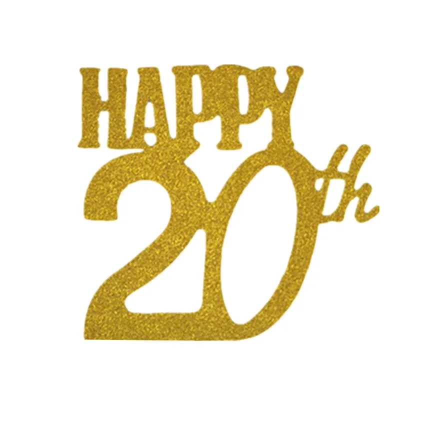 1 шт. акриловый торт ко дню рождения Топпер вставить карту один полный год жизни