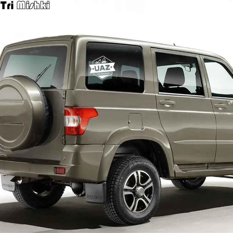 Tri Mishki HZX135 15*16.7см 1 4шт наклейки на авто for uaz hunter 4x4 off road уаз хантер стикеры