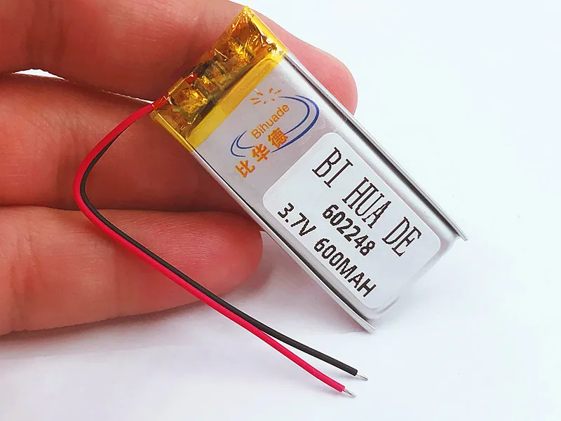 3 7 V 600mAh 602248 литий полимерный ионный аккумулятор для Mp3 MP4 MP5 GPS PSP Смарт ремешок